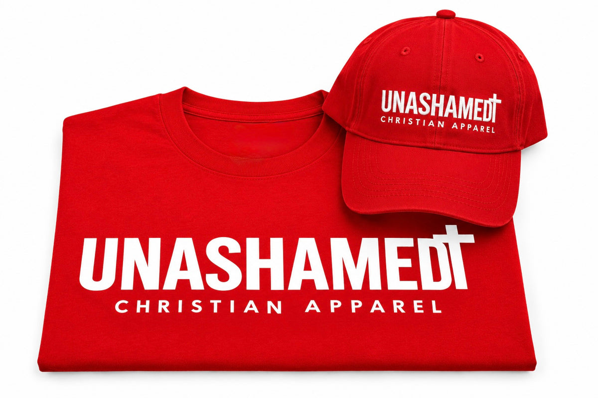 UNASHAMED T SHIRT AND HAT BUNDLE