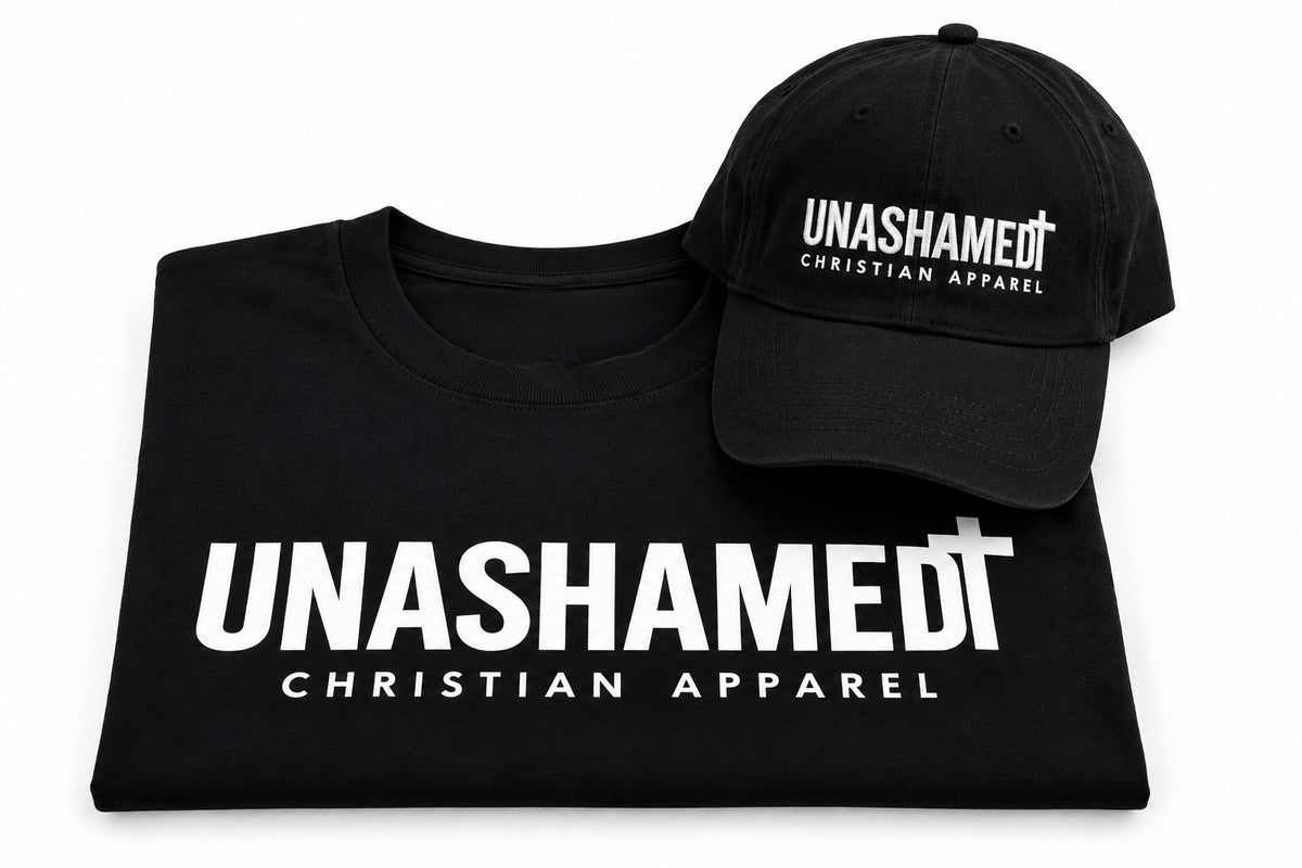 UNASHAMED T SHIRT AND HAT BUNDLE